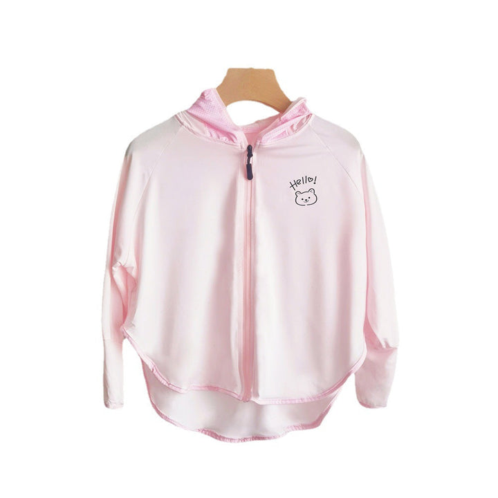 Damen Leichte Kapuzenjacke mit verspieltem Motiv Drune