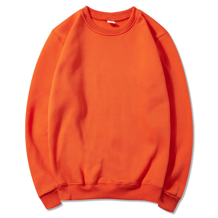 Unisex zeitloser Rundhals-Sweater ohne Kapuze mit angerauter Innenseite und verstärktem Nacken Drune