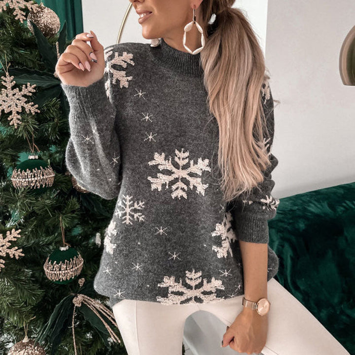 Drune | Süßer Weihnachtsstrickpullover mit Muster