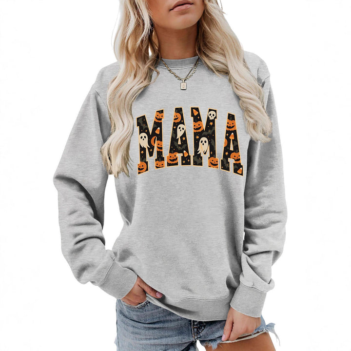 Damen Sweatshirt mit lustigem Halloween-Design und komfortablem Schnitt Drune