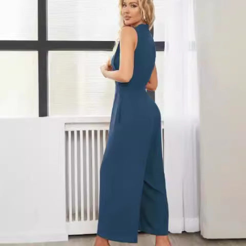 Damen Elegantes Wickelkleid mit nerfiger Detailverarbeitung Drune