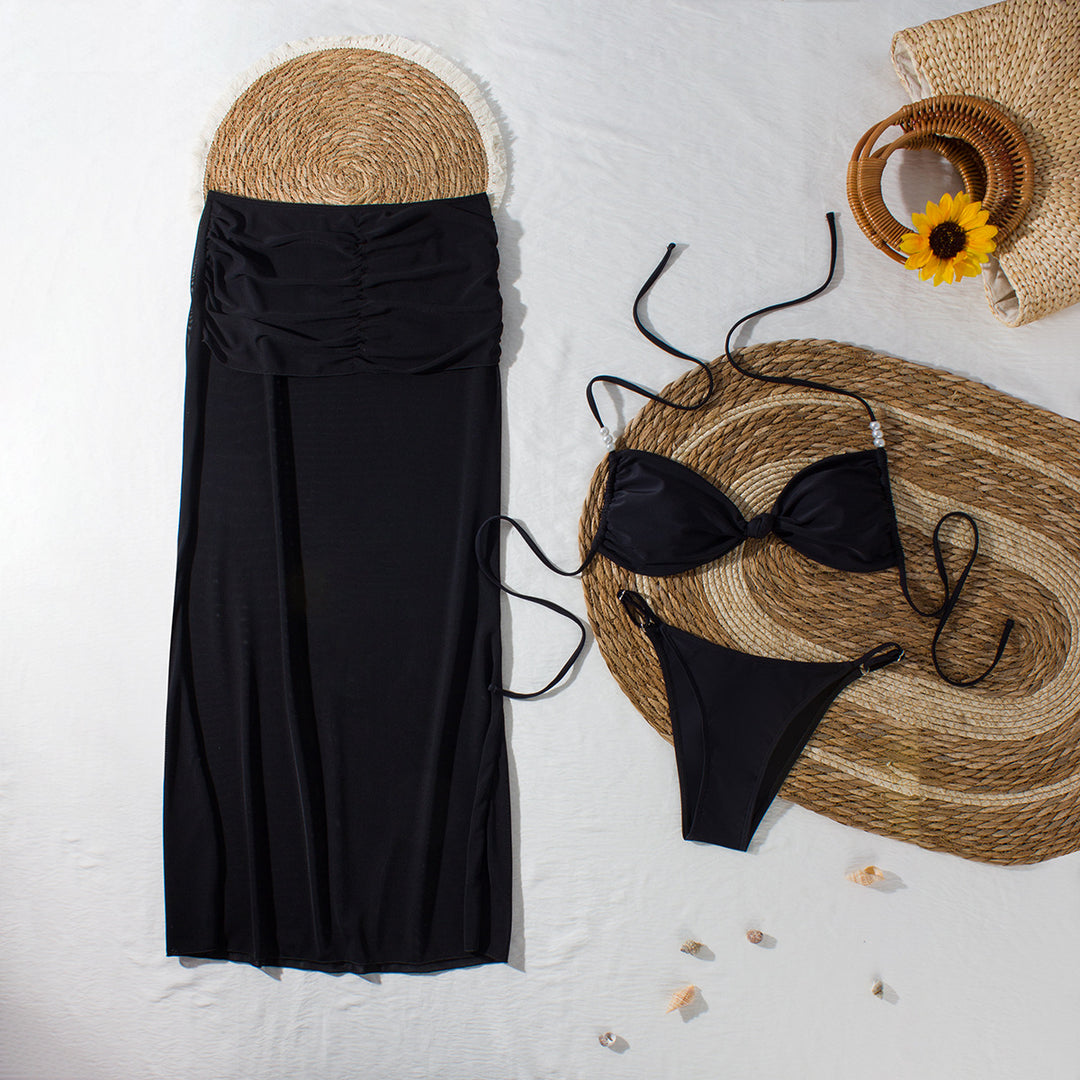 Damen Bikiniset mit elegantem Wickelrock Drune