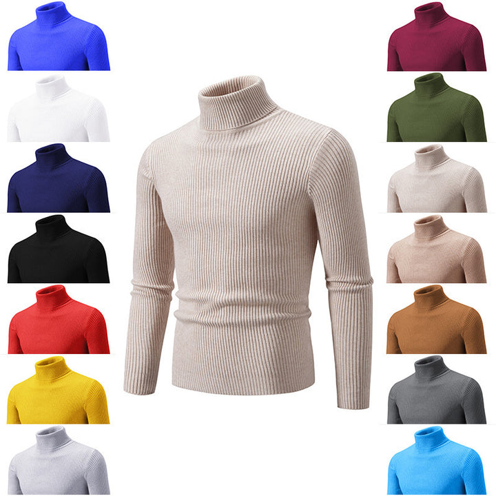 Herren Rollkragenpullover aus feinem Rippstrick Drune 1758806066