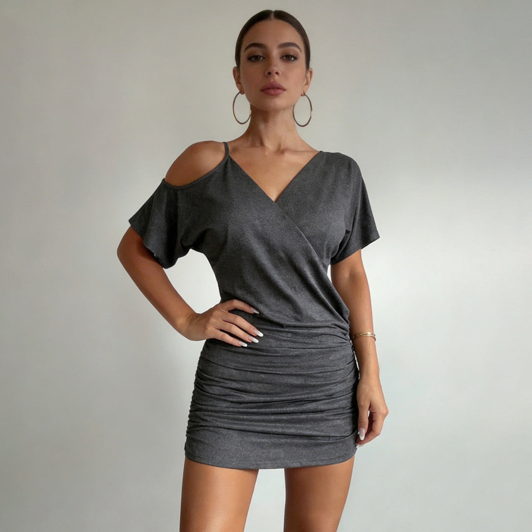 Damen Wickeloberteil mit asymmetrischem Schnitt und lässigem Design Drune
