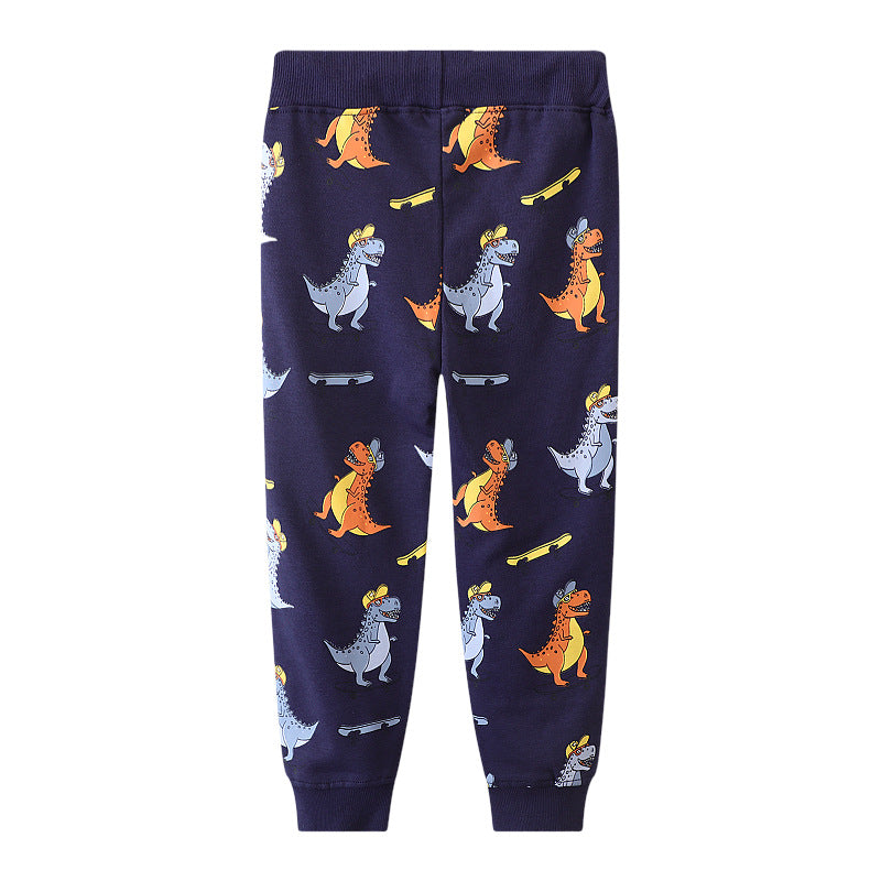 Jungen Jogginghose mit freundlichem Dinosaurier-Design Drune
