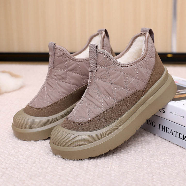Damen Bequeme und wetterfeste Slip-On Boots mit weichem Innenfutter Drune