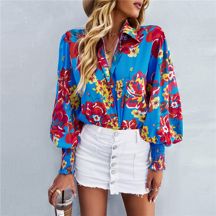 Damen Button-Up Karo Übergröße Hemd Drune