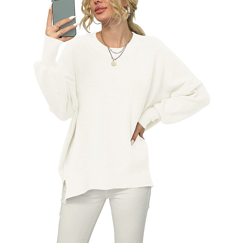 Damen Oversized Strickpullover Drune