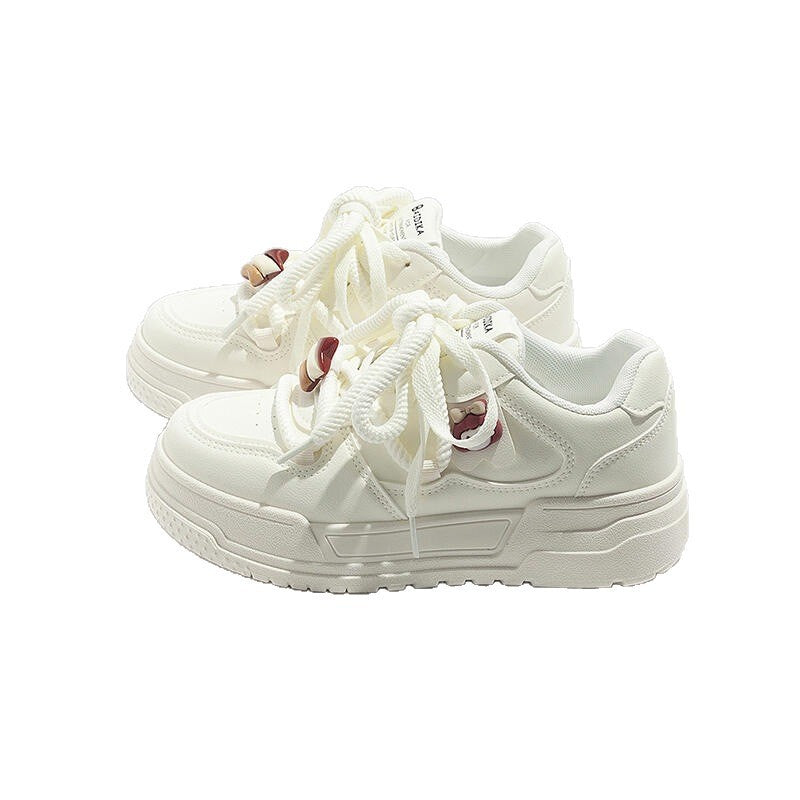 Damen Modische Sneakers mit einzigartigen Schnürdetails und verstärkter Sohle Drune