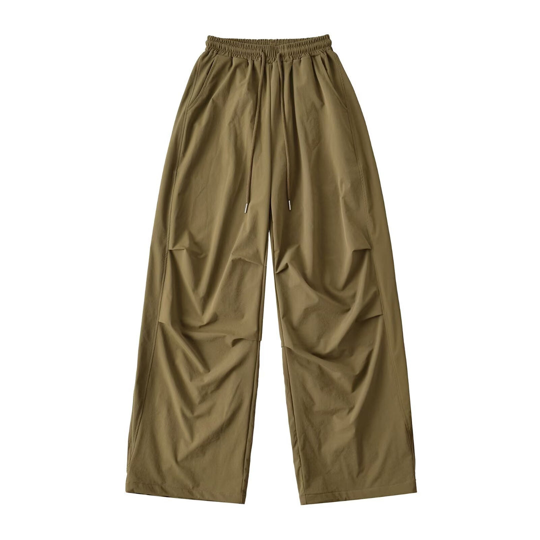 Damen weite Freizeithose mit elastischem Bund und praktischen Seitentaschen Drune