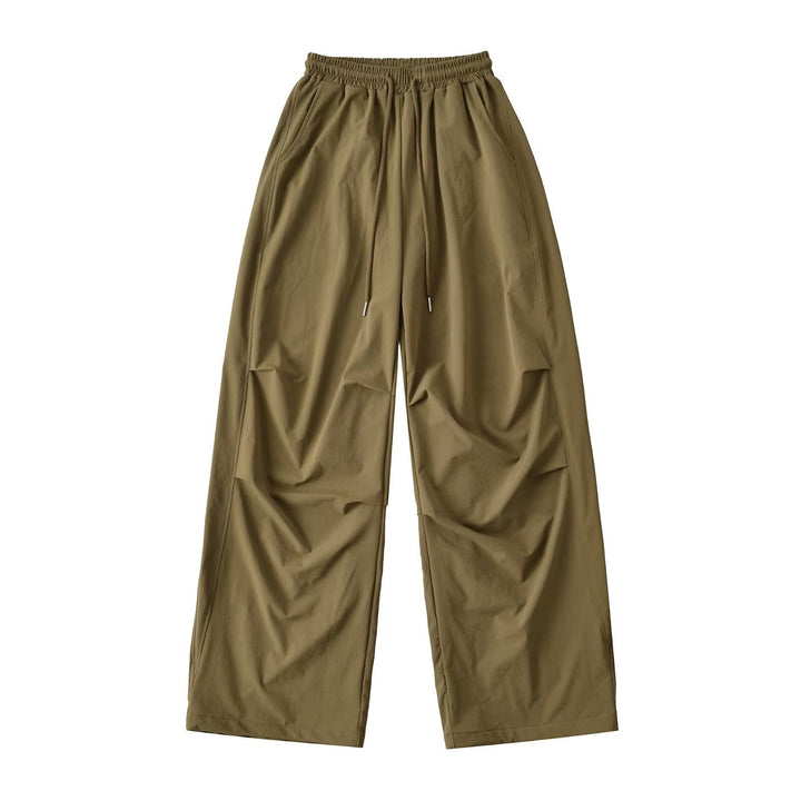Damen weite Freizeithose mit elastischem Bund und praktischen Seitentaschen Drune