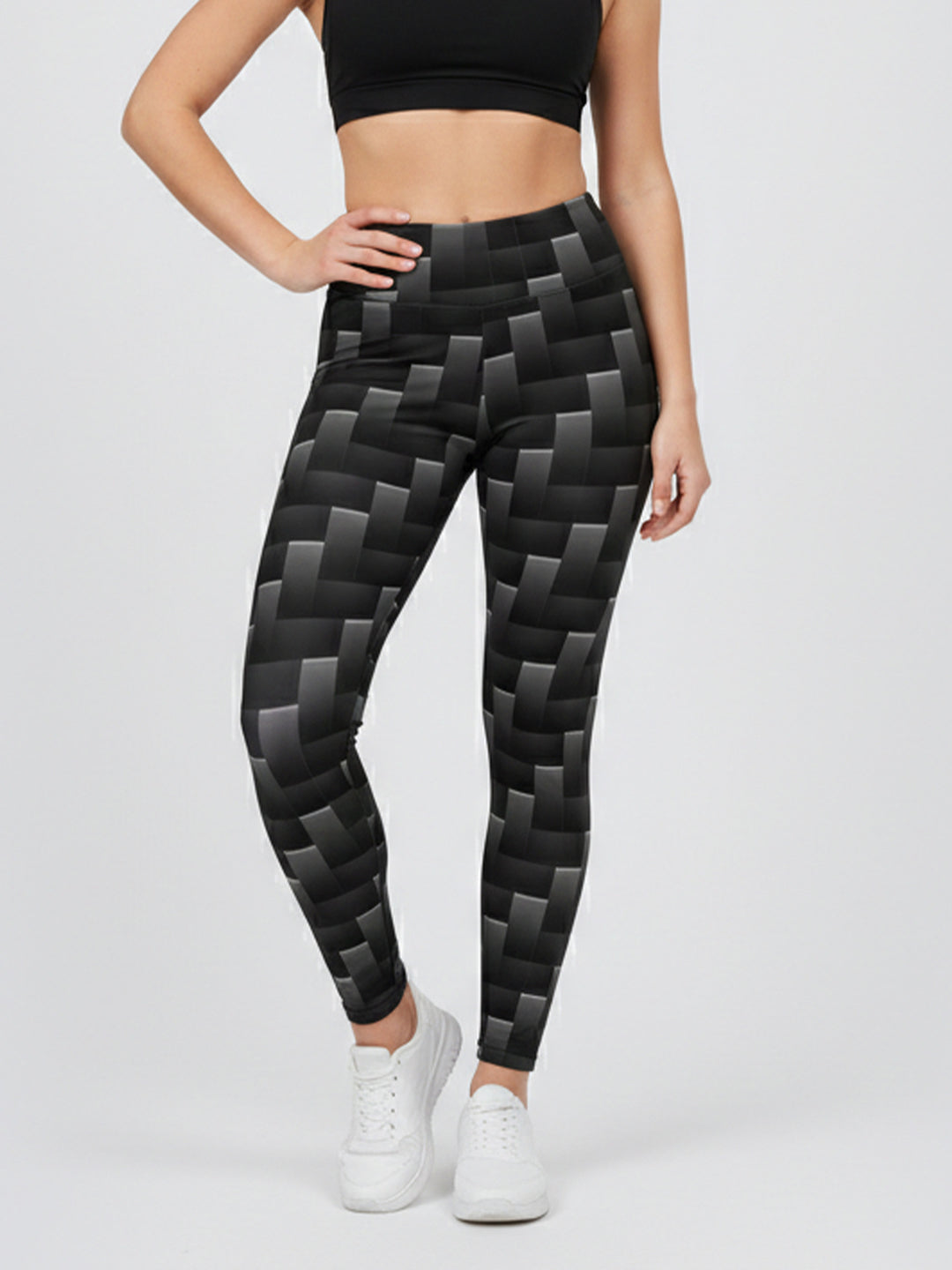 Damen Sportlegging mit stilvollem grafischen Design Drune