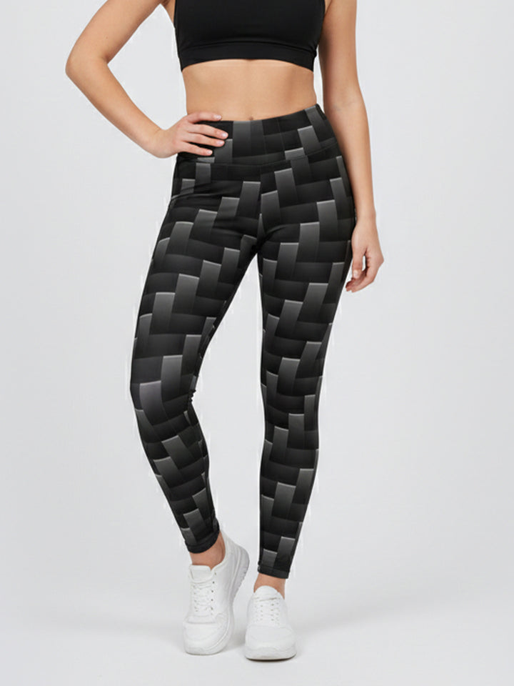 Damen Sportlegging mit stilvollem grafischen Design Drune
