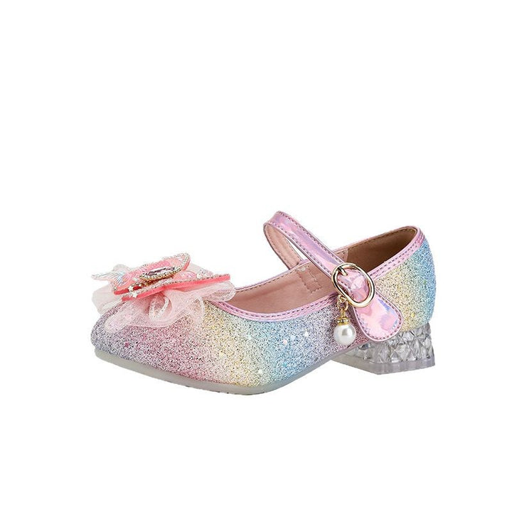 Damen Glitzernde Ballerinas mit Blumenmotiv Drune