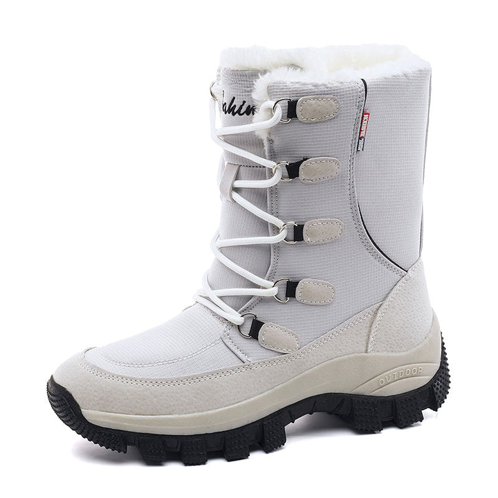 Damen Winterboots mit isolierender Fütterung und rutschfester Sohle Drune