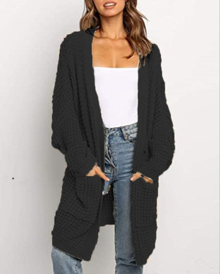 Damen Grobstrick-Cardigan mit praktischen Taschen und lockerer Passform Drune