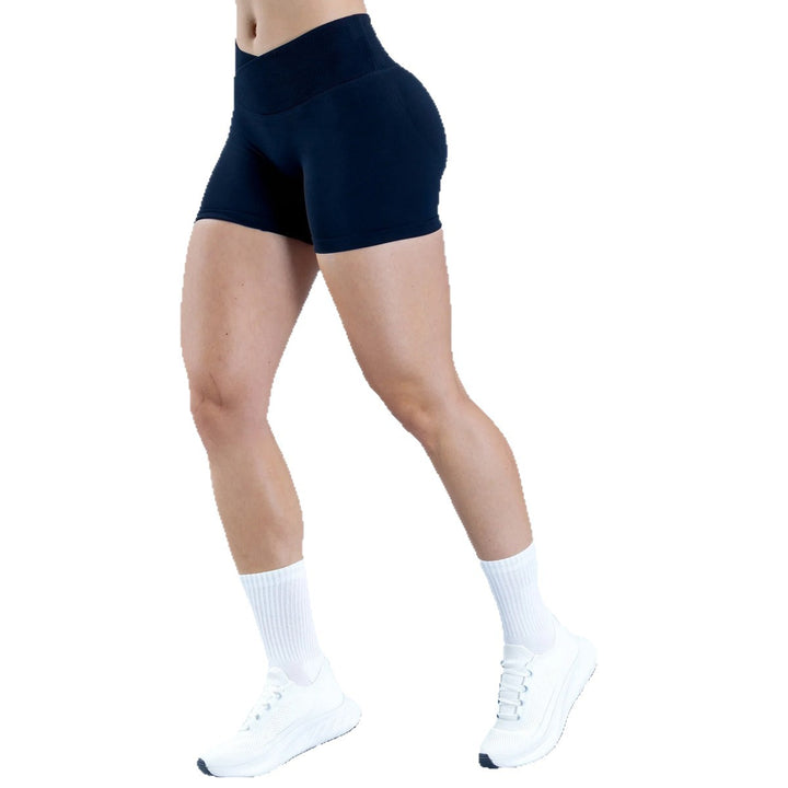 Damen Sportliche Shorts mit hohem Bund und figurformendem Schnitt Drune