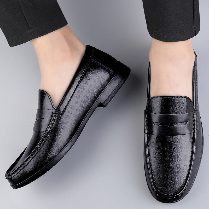 Herren Elegante Mokassins aus hochwertigem Leder mit rutschfester Sohle Drune