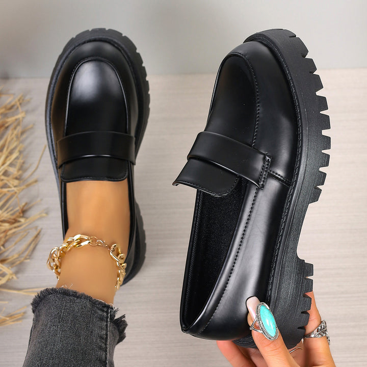 Damen Chunky-Sohle Slipper Drune