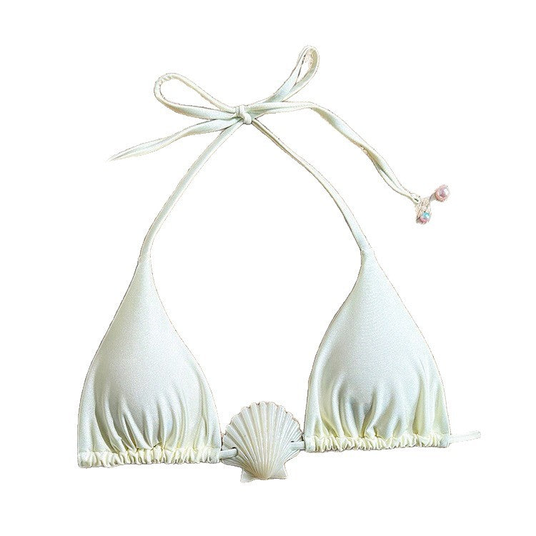 Damen Triangel-Bikini mit romantischem Muschel-Detail Drune