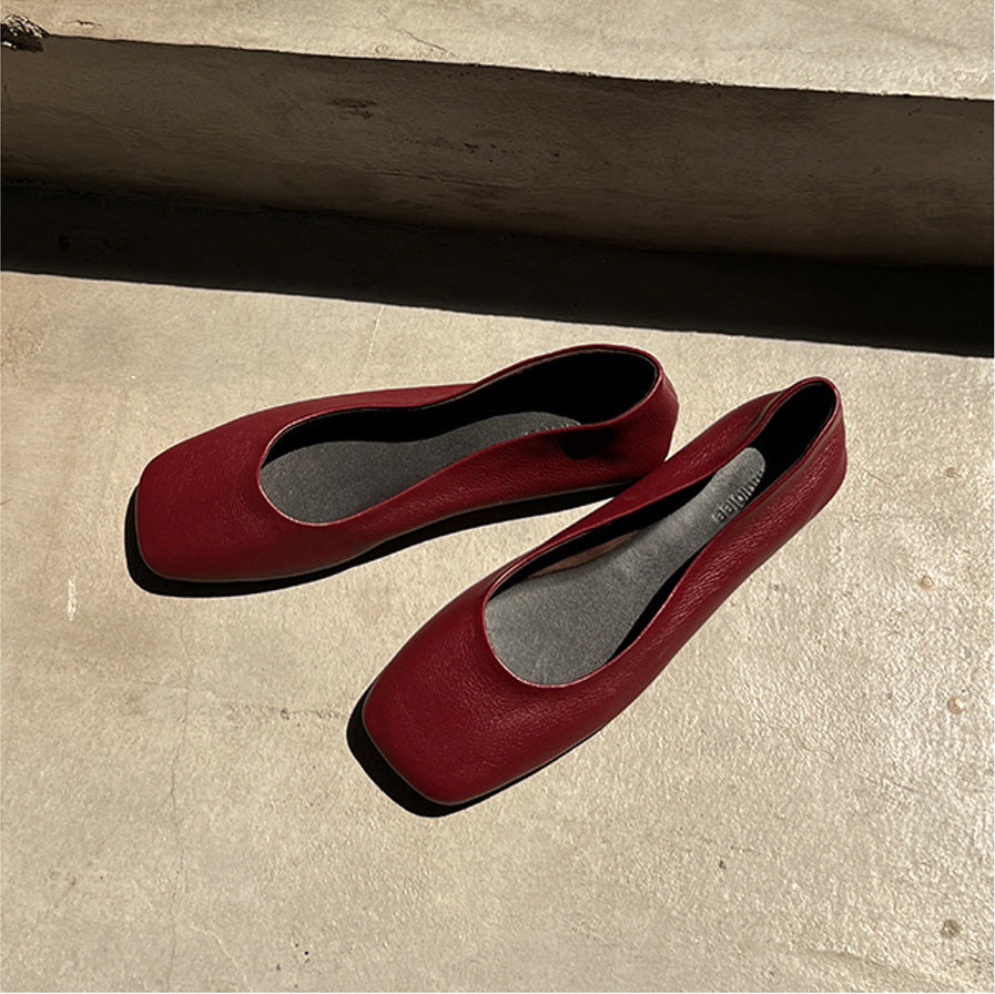 Damen Ballerinas aus hochwertigem Leder mit ergonomischem Fußbett Drune