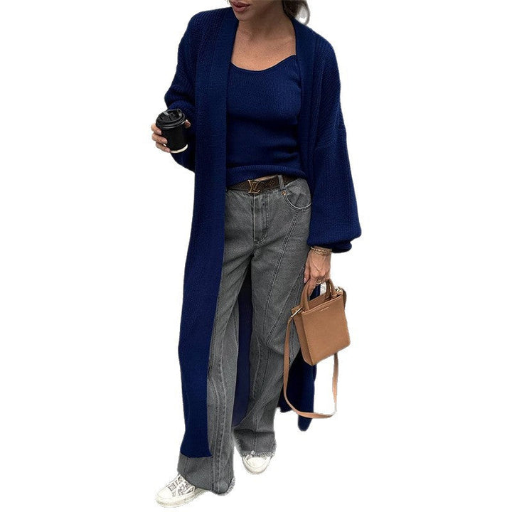 Damen lässiger Strickmantel Drune