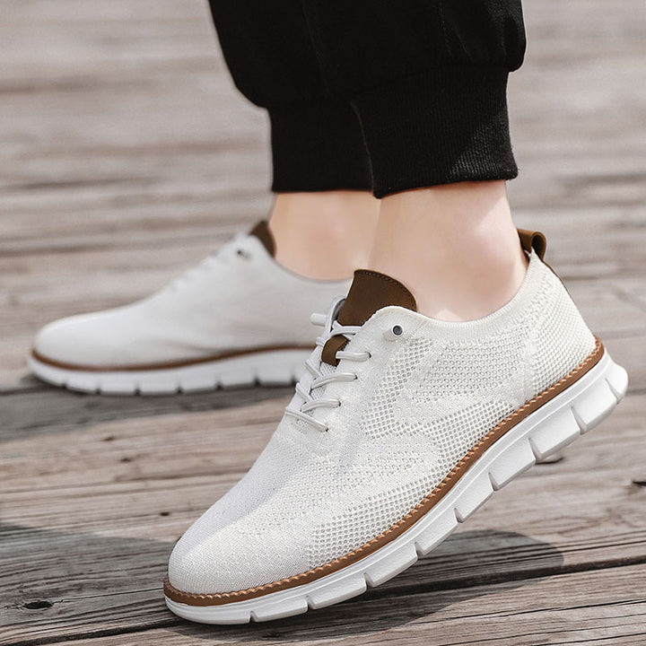 Herren gestrickter Komfort-Sneaker mit atmungsaktivem Strickoberteil und flexibler EVA-Laufsohle Drune