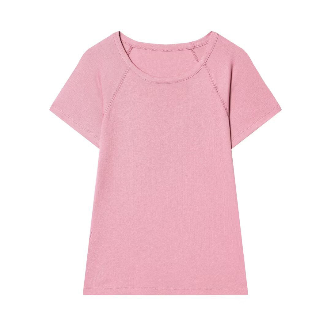 Damen komfortables Basic T-Shirt Drune