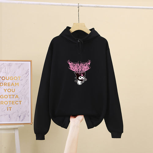 Damen Kapuzenpullover mit einzigartigem Cartoon-Motiv Drune