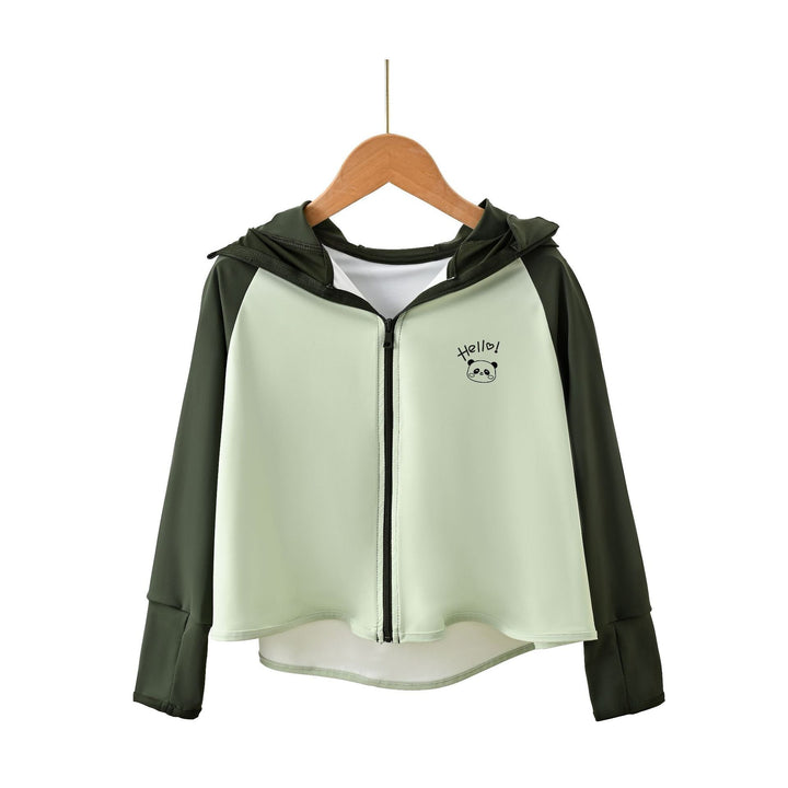 Kinder Sonnenschutzjacke mit Kapuze und atmungsaktivem Stoff Drune