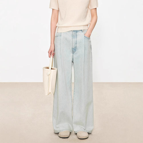 Damen Weit geschnittene Mom-Jeans Drune
