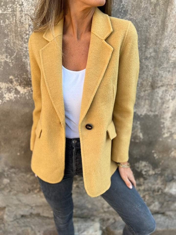 Damen modischer Blazer mit weichem Stoff und eleganten Details Drune