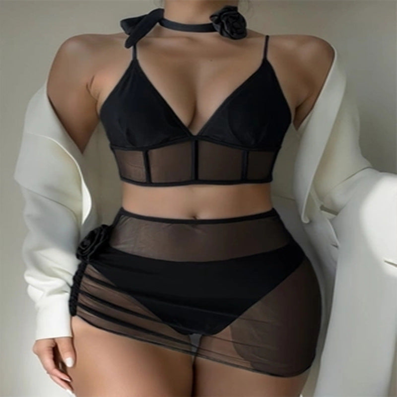 Damen Sexy Spitzen-Set Drune