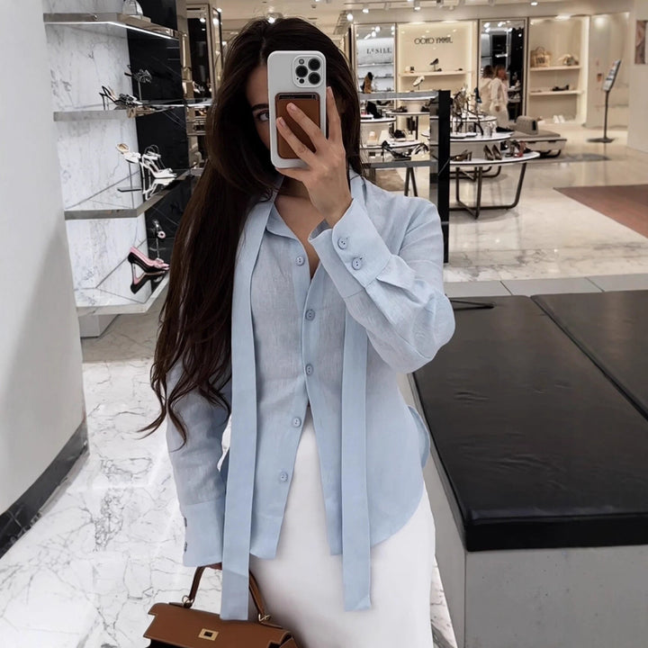 Damen elegante Bluse Drune