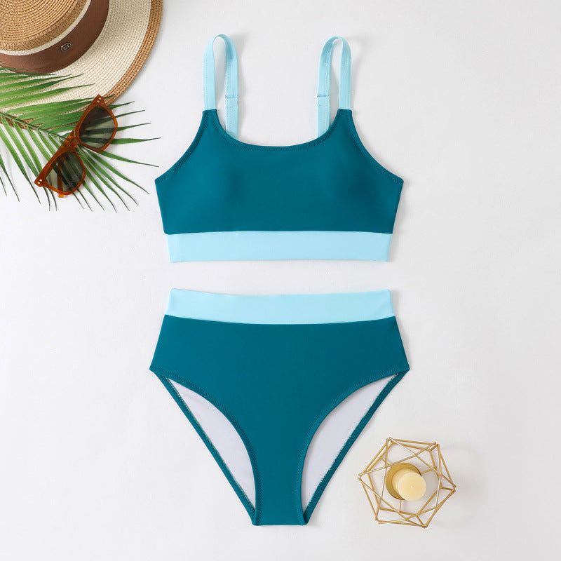 Damen Bikini-Set mit hohem Bund und sportlichem Schnitt Drune