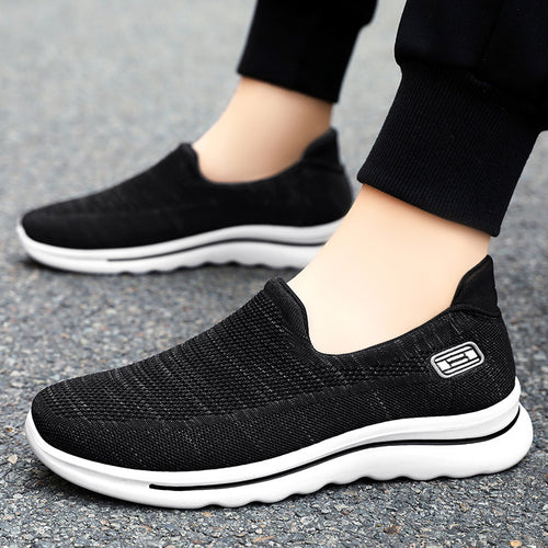 Damen nan Strick-Slip-On Komfortsneaker mit herausnehmbarem Memory-Fußbett und stoßdämpfender EVA-Zwischensohle Drune