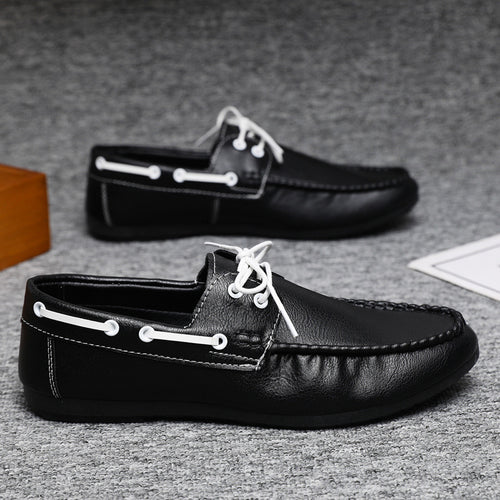 Herren Mokassins mit eleganter Schnürung und rutschfester Sohle Drune