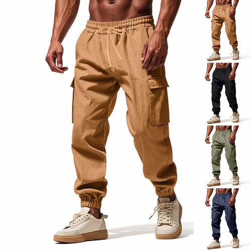 Herren Cargo-Jogginghose mit praktischen Seitentaschen und elastischem Bund Drune