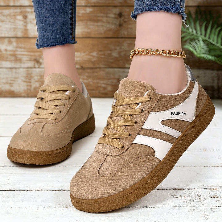 Herren nan retro Veloursleder Sneaker mit gepolstertem Fersenkragen und profilierter Gummilaufsohle Drune