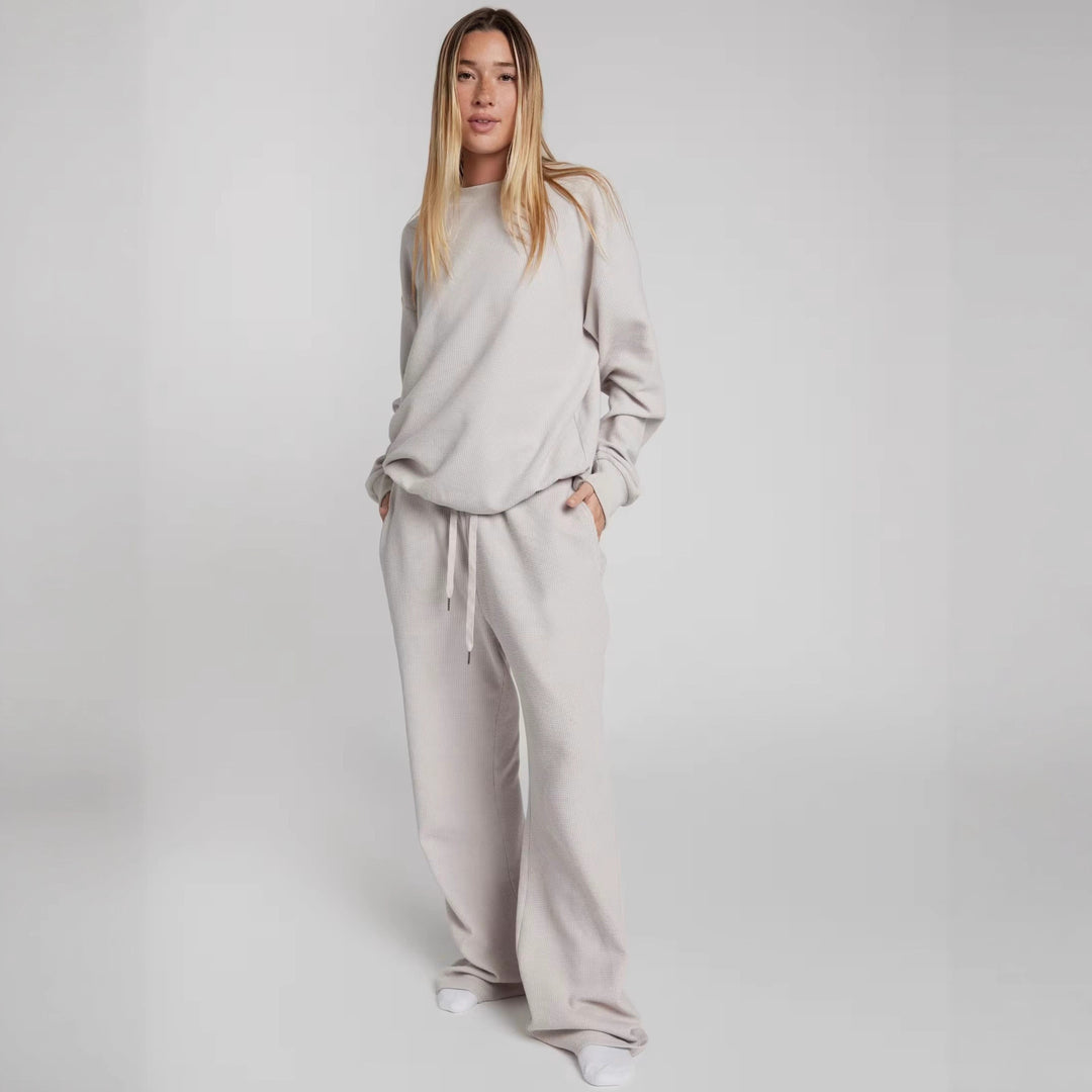 Damen lässiger und bequemer Sweatshirt-Lounge-Set Drune