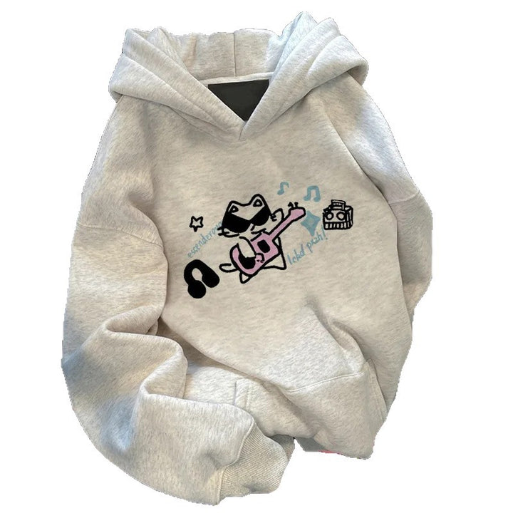 Damen Kapuzenpullover mit einzigartigem Tierdesign Drune