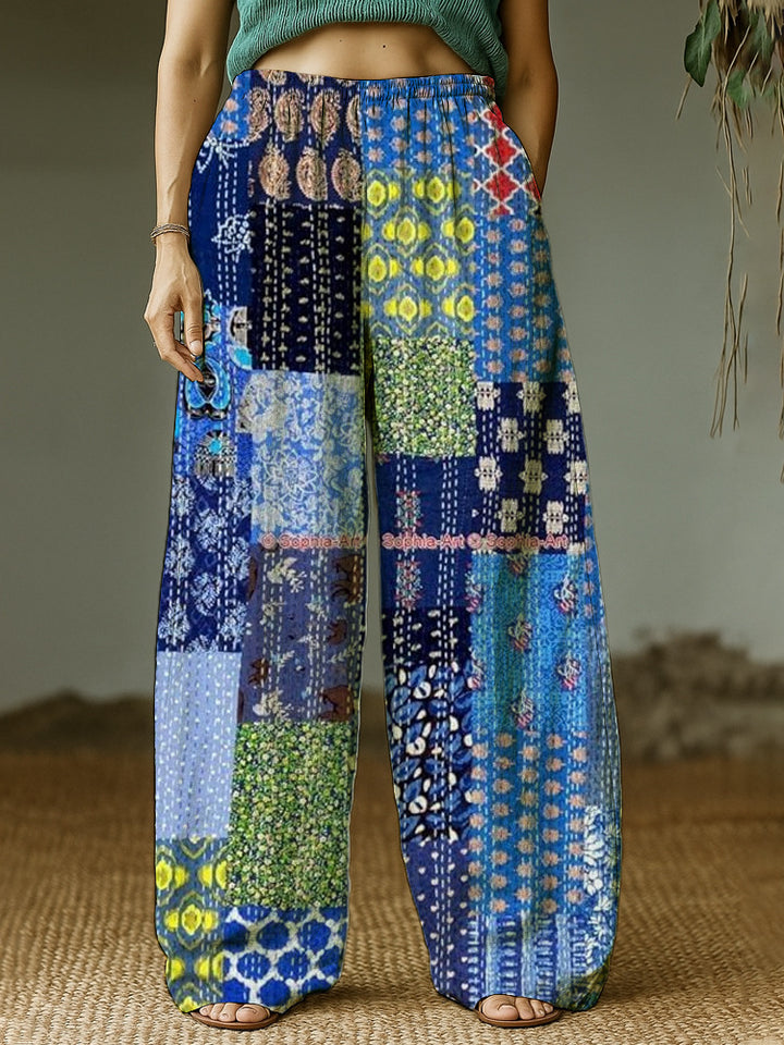 Damen Weite Inspiration Palazzohose Drune