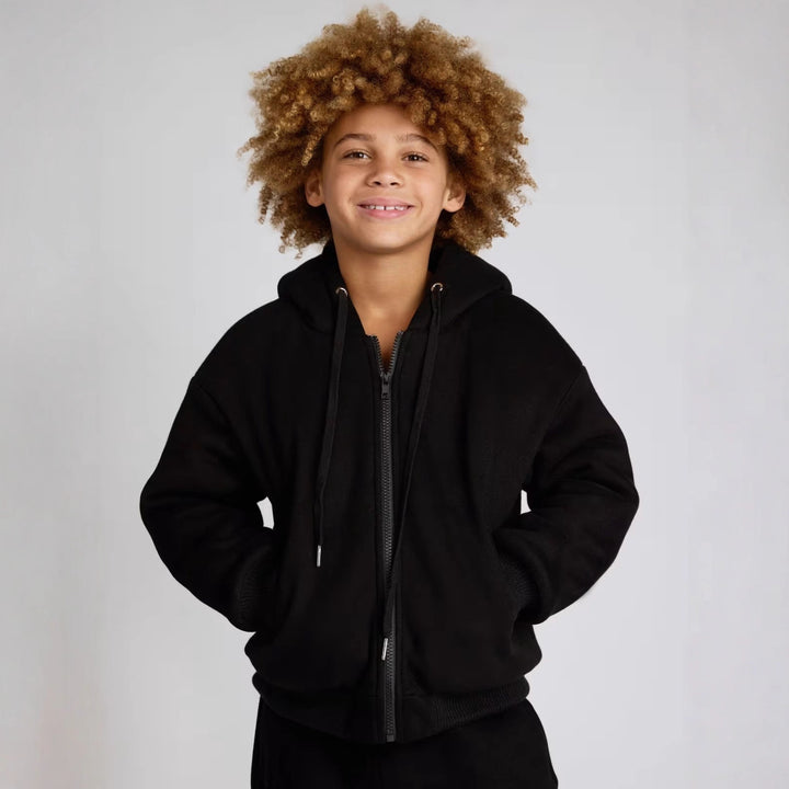 Damen oversized Kapuzenjacke mit praktischem Reißverschluss und lässigem Schnitt Drune
