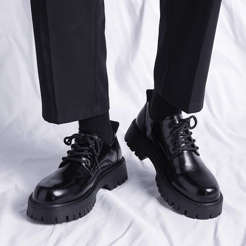Herren modische Schnürschuhe mit robustem Profil und rutschfester Sohle Drune