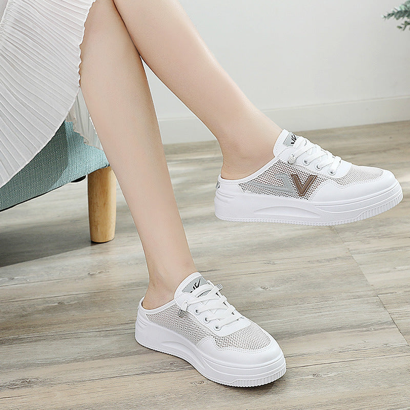 Damen Freizeitschuhe mit atmungsaktiver Netzstruktur und flexiblem Sohlenprofil Drune