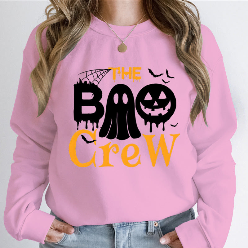 Damen Sweatshirt mit Halloween-Thema und kreativem Grafikdruck Drune