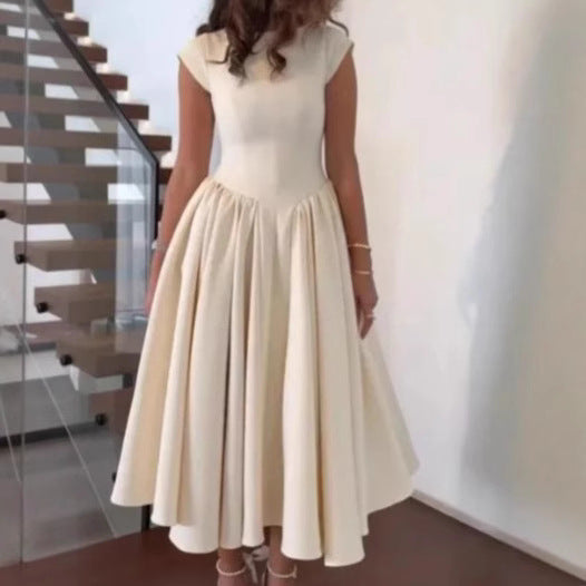 Damen Langarm Kleid mit figurumspielendem Schnitt Drune