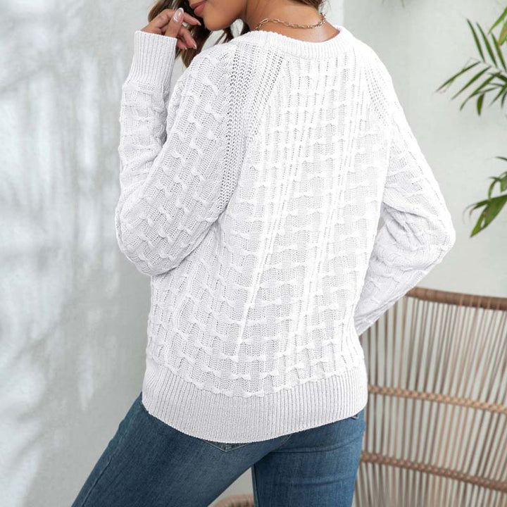 Drune | Pullover Aus Einfarbiger Strickware