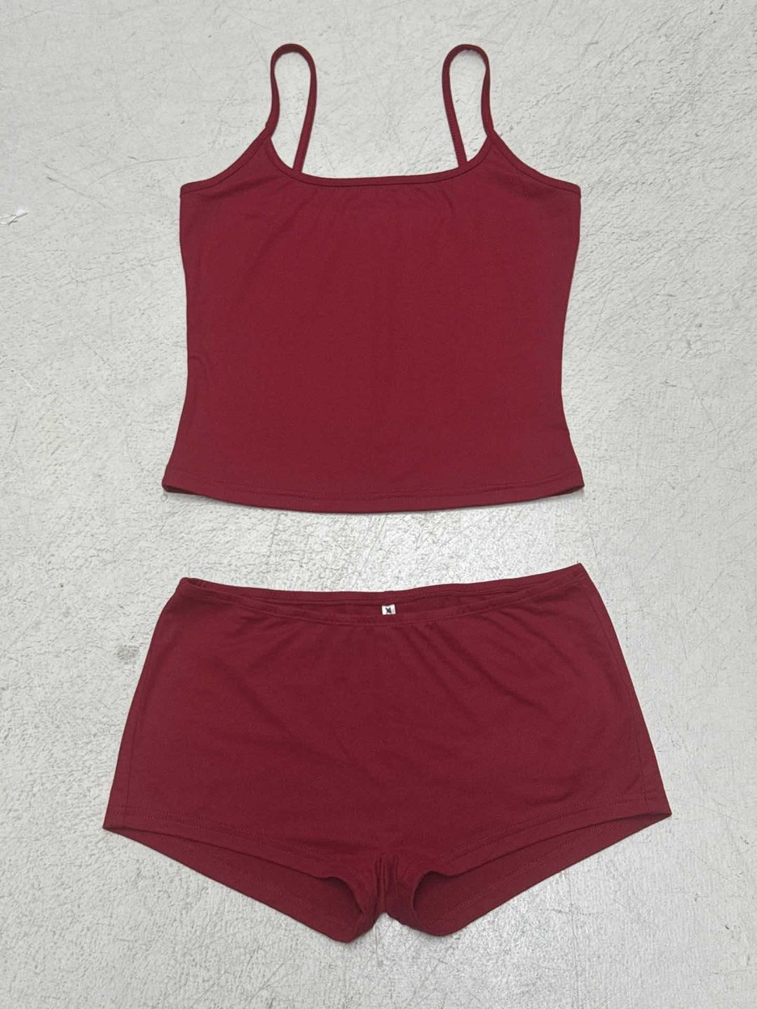 Damen bequemes Tanktop und Shorts-Set Drune