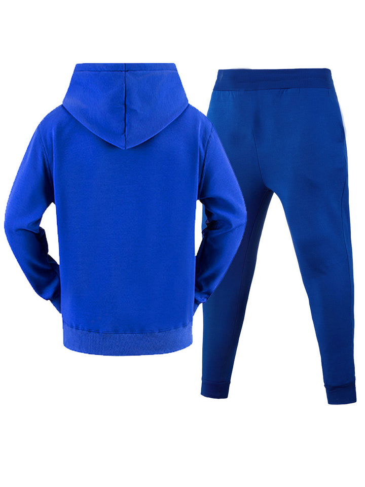 Herren Hoodie und Jogginghose Set mit modernem, stilvollem Grafikdesign Drune